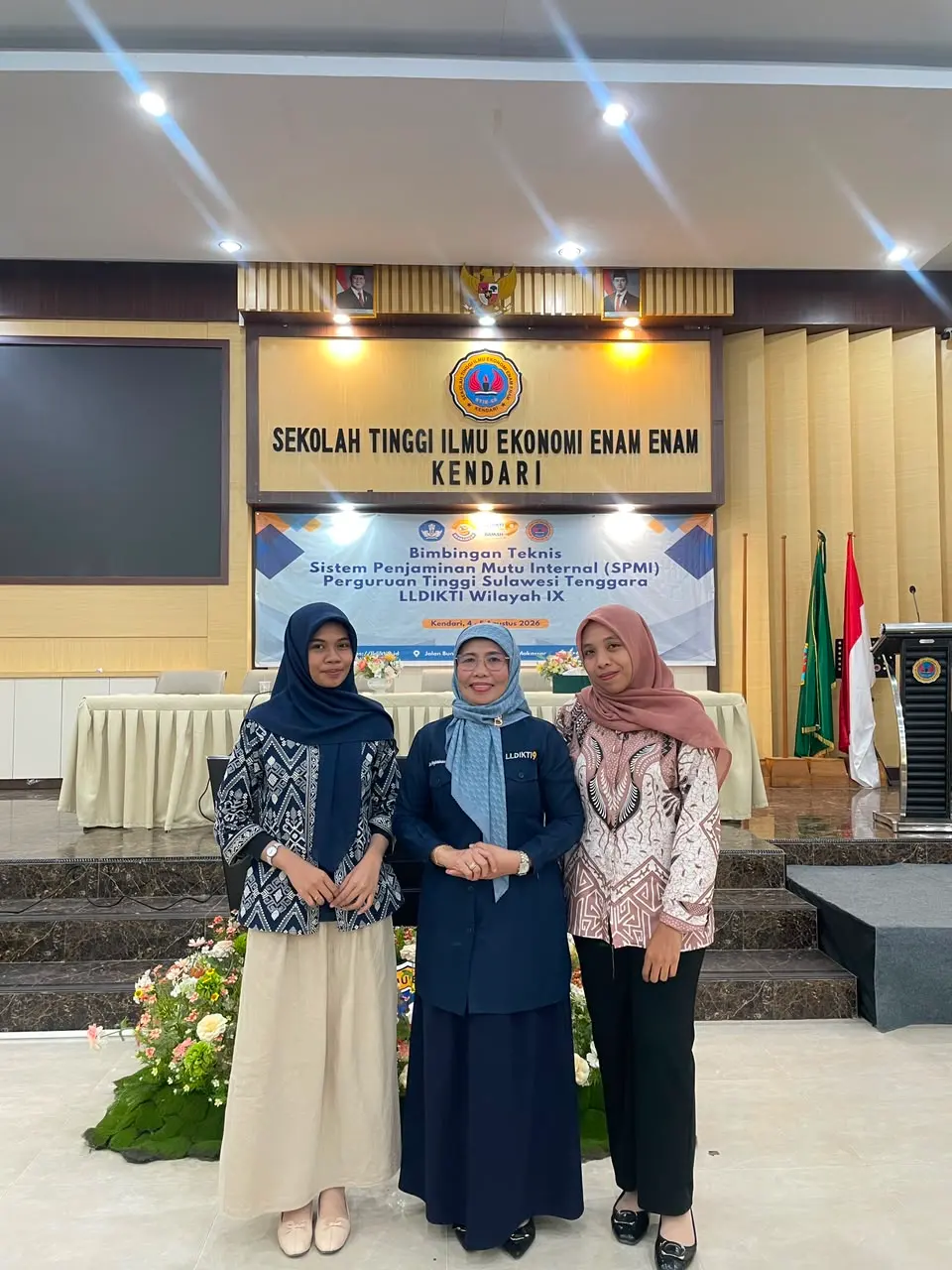 Perwakilan ITBKM Muna Barat mengikuti Pendidikan dan Pelatihan Sistem Penjaminan Mutu Internal.